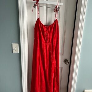 Red dress Abercrombie L